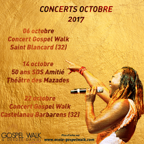 concert octobre gospel walk